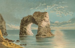 Roca arqueada, Freshwater Bay--Isla de Wight de English School