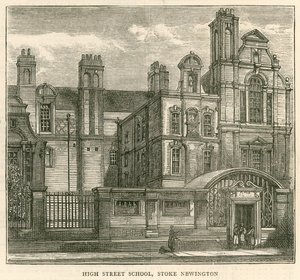Arquitectura de la Junta Escolar de Londres: Escuela de High Street, Stoke Newington, Londres de English School