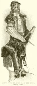 Armadura usada por Jacobo II en el Boyne
