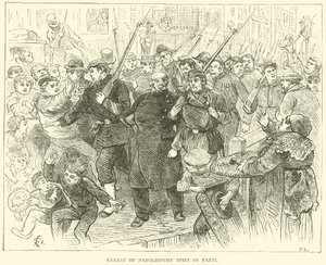 Arresto de espías napoleónicos en París, octubre de 1870 de English School