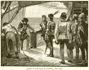 Arresto del Duque de Suffolk de English School
