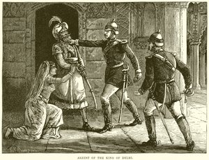 Arresto del Rey de Delhi