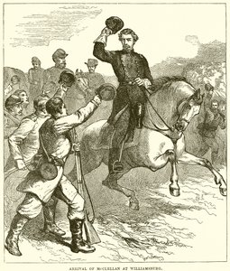 Llegada de McClellan a Williamsburg