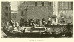Llegada de un barco de leche de English School