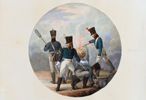 Artillería, c.1807 de English School