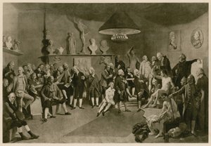 Reunión de artistas para dibujar desnudos de English School