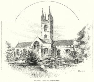 Ashford, desde el noroeste (grabado) de English School