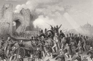 Asalto de Delhi y captura de la Puerta de Cachemira el 14 de septiembre de 1857, de 