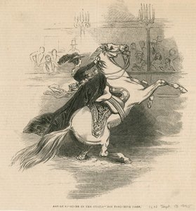Anfiteatro de Astley, Londres - Escena en el circo de English School
