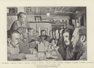 En la mesa de la cena de English School