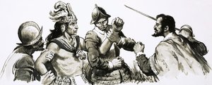Atahualpa, el dios-rey inca, se reunió con los invasores españoles de manera amistosa de English School