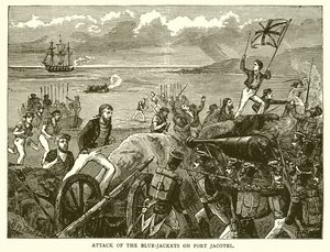 Ataque de los marineros en el puerto de Jacotel de English School