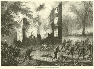 Ataque a una posición avanzada francesa, octubre de 1870