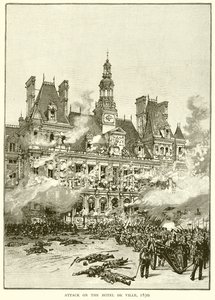 Ataque al Hotel de Ville, 1830 de English School