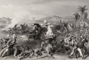 Ataque a los amotinados de Sealcote por la caballería irregular del General Nicholson en 1857, de 