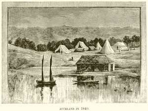 Auckland en 1840