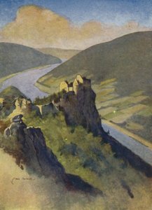 Austria: Castillo de Aggstein, sobre el Danubio de English School