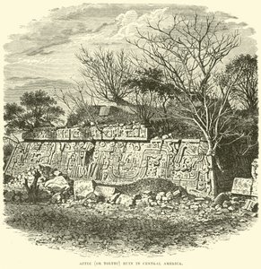 Ruina azteca (o tolteca) en Centroamérica de English School