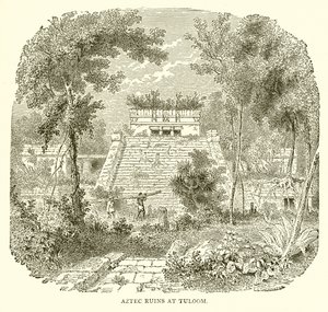 Ruinas aztecas en Tuloom