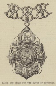 Insignia y Cadena para el Alcalde de Coventry