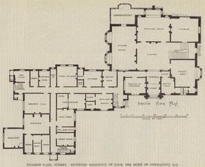 Bagshot Park, Surrey, residencia prevista de SAR el Duque de Connaught, KG