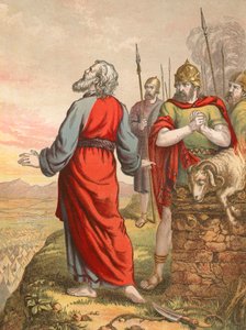 Balaam bendiciendo al pueblo de English School