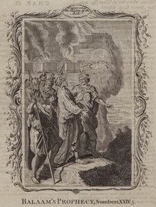 La profecía de Balaam (grabado)
