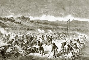 Juego de Pelota entre los Indios Choctaw