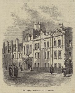 Balliol College, Oxford (grabado) de English School