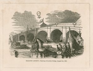Ascenso en globo en la inauguración del nuevo Puente de Londres de English School