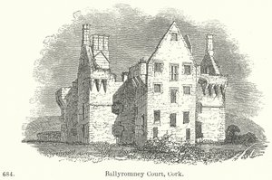 Ballyromney Court, Cork (grabado) de English School