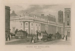 Banco de Inglaterra, Fachada Sur de Sir John Soane, 1823