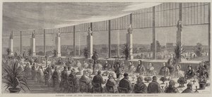 Banquete dado en el Crystal Palace por Sir Joseph y Lady Paxton