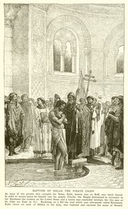Bautismo de Rollo el jefe pirata de English School