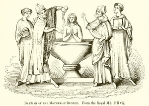 Bautismo de la madre de Becket de English School