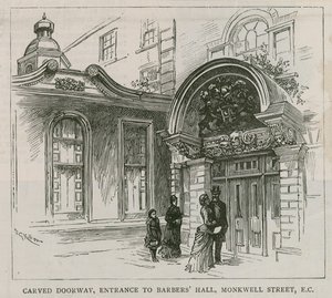 Barber Surgeons Hall, Monkwell Street, Londres de English School