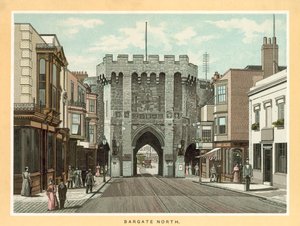 Bargate Norte (litografía en color) de English School