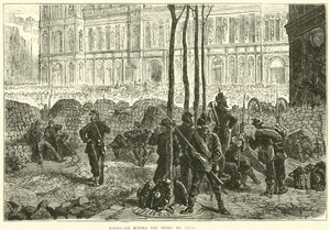 Barricada frente al Hotel de Ville, marzo 1871