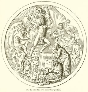 Bajo Relieve de las Siete Edades del Hombre, por Behnes de English School