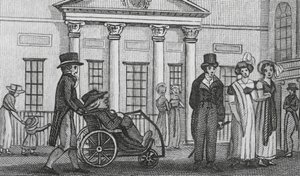 Bath, The Pump Room (grabado) de English School
