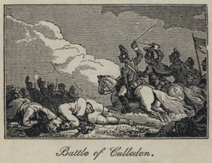 Batalla de Culloden (grabado) de English School