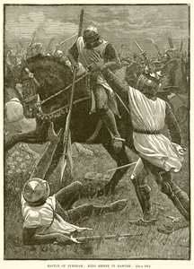 Batalla de Evesham: El Rey Enrique en peligro