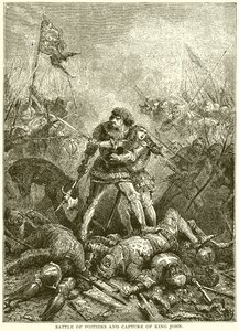 Batalla de Poitiers y Captura del Rey Juan