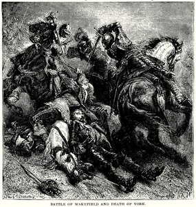 Batalla de Wakefield y Muerte de York de English School