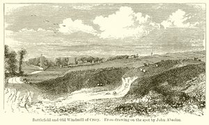Campo de batalla y viejo molino de viento de Crecy de English School