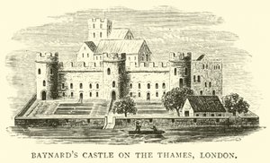 Castillo de Baynard en el Támesis, Londres