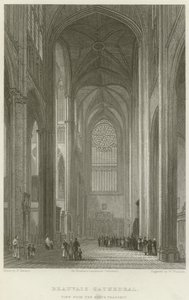 Catedral de Beauvais, Vista desde el Transepto Norte de English School