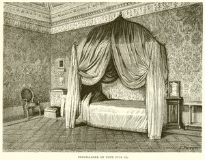 Dormitorio del Papa Pío IX de English School