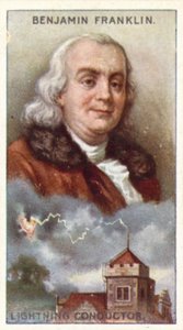 Benjamin Franklin, Pararrayos de English School