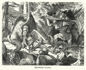Beowulf muriendo de English School